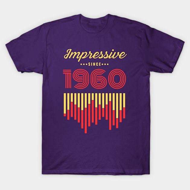 Impressive Since 1960 vintage retro T-Shirt by Feathery-adventure